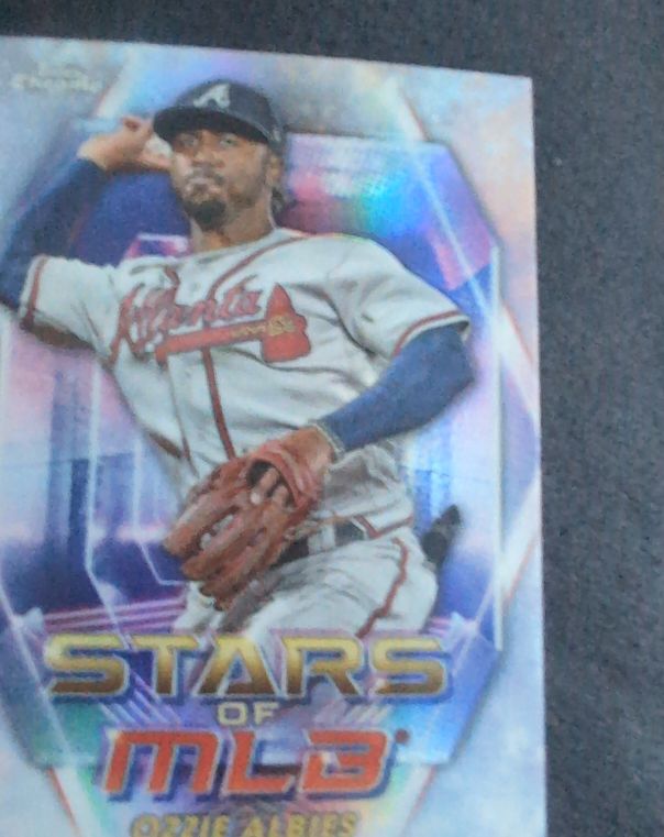 2023 Topps Series 1 Stars of MLB Chrome #SMLBC-29 Ozzie Albies — front