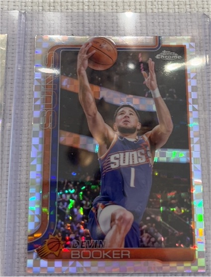 2025-26 Topps Chrome #195 Devin Booker — front