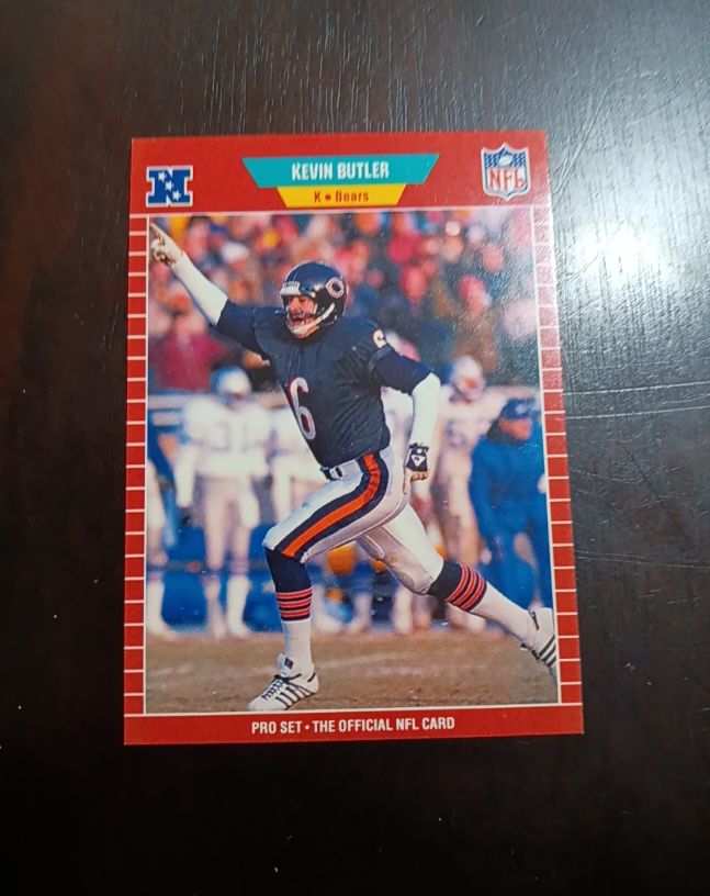 1989 Pro Set #36 Kevin Butler — front