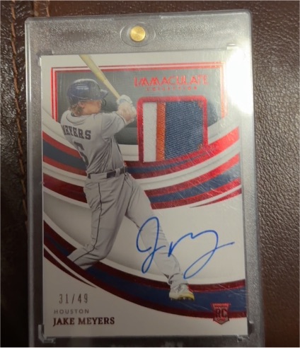 2022 Panini Immaculate Collection #117 Jake Meyers — front