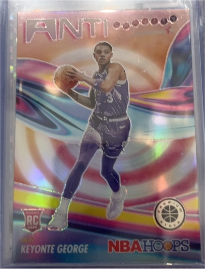 2023-24 Panini NBA Hoops Premium Stock Anti Gravity #15 Keyonte George — front
