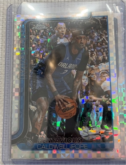 2025-26 Topps Chrome #143 Kentavious Caldwell-Pope X-Fractor — front