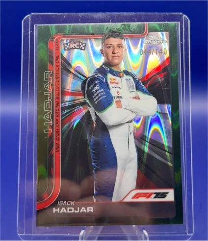 2025 Topps Chrome Formula 1 #12 Isack Hadjar — front