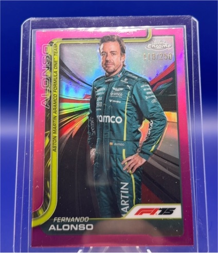 2025 Topps Chrome Formula 1 #9 Fernando Alonso — front