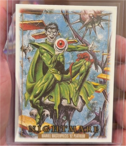 2024 Marvel Masterpieces '92 Platinum #61 Nightmare — front