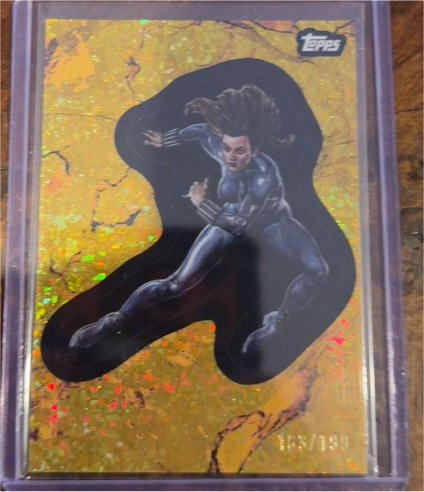 2025 Topps Marvel Comic Book Heroes 2000s Black Widow #62 — front