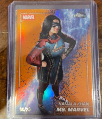 2025 Topps Chrome Marvel Studios #136 Kamala Khan Ms. Marvel — front
