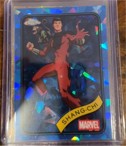 2025 Topps Chrome Marvel Sapphire #159 Shang-Chi — front