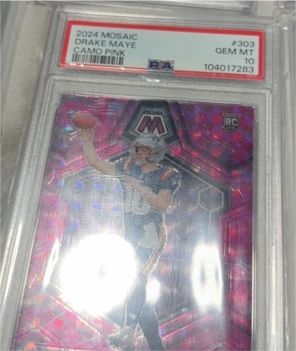2024 Panini Mosaic #303 Drake Maye — front