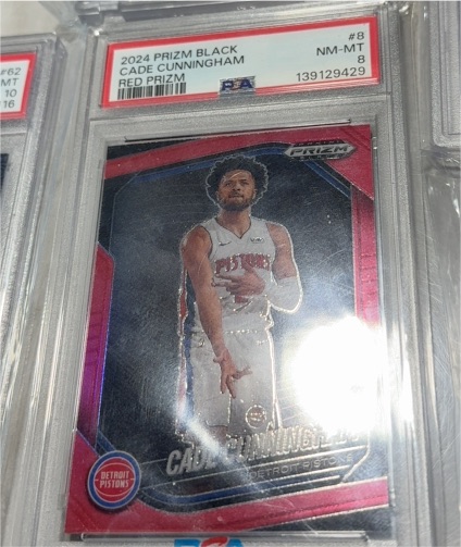 2024 Panini Prizm Black #8 Cade Cunningham — front