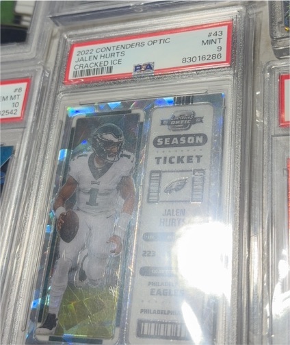 2022 Panini Contenders Optic #43 Jalen Hurts — front