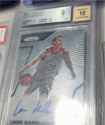 2017-18 Panini Prizm #247 Lauri Markkanen — front