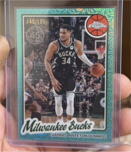 2025-26 Topps Chrome #TC-GA Giannis Antetokounmpo — front