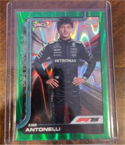 2025 Topps Chrome Formula 1 #8 Kimi Antonelli — front