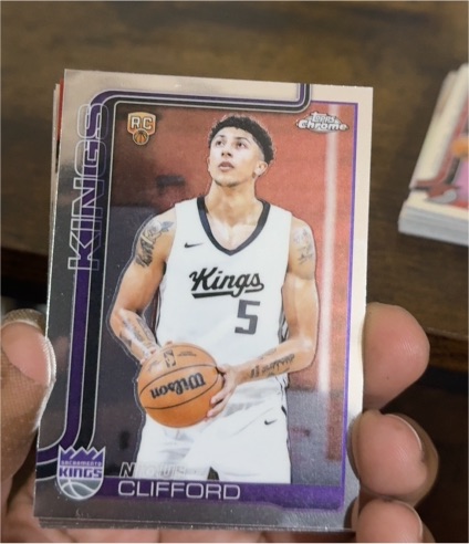 2025-26 Topps Chrome #274 Nique Clifford — front