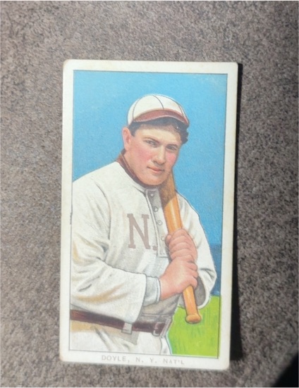 1909 T206 #146 Larry Doyle — front