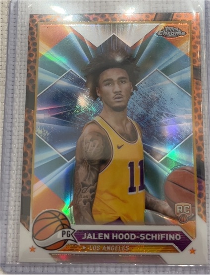 2024 Topps Chrome #35 Jalen Hood-Schifino — front