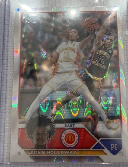 2023 Topps Chrome McDonald's All American #7 Aden Holloway — front