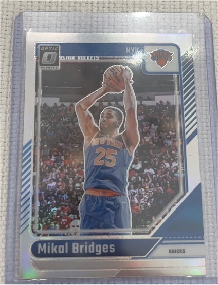 2024-25 Panini Donruss Optic #217 Mikal Bridges — front