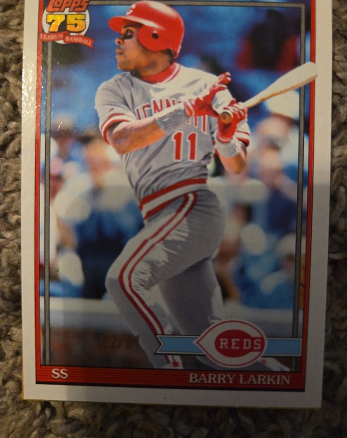 2026 Topps Series 1 #T91-81 Barry Larkin — front