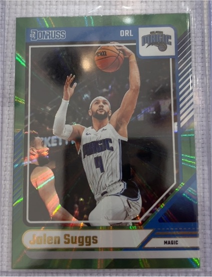 2024-25 Donruss #59 Jalen Suggs Holo Green Laser — front