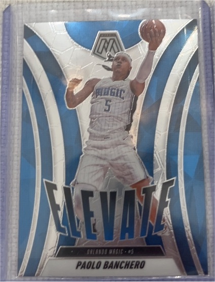 2024-25 Panini Mosaic #10 Paolo Banchero Elevate Orlando Magic — front
