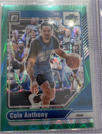2024-25 Panini Donruss Optic #95 Cole Anthony — front