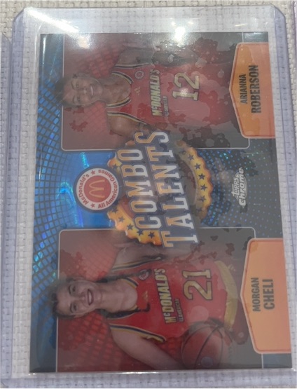 2024 Topps Chrome McDonald's #COT-MOR Morgan Cheli & Arianna Roberson — front