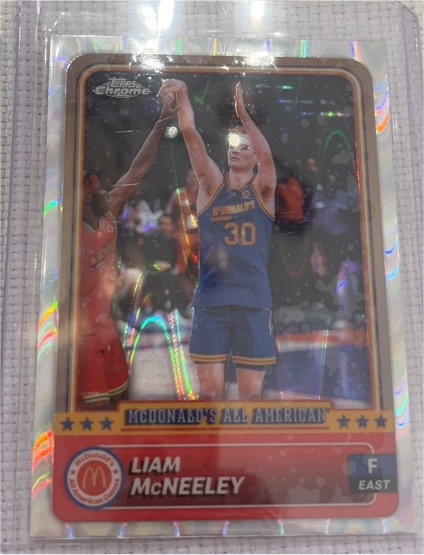 2024 Topps Chrome McDonald's All American #30 Liam McNeeley — front