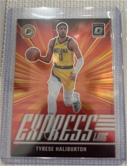 2024-25 Panini Donruss Optic #25 Tyrese Haliburton Express Lane — front