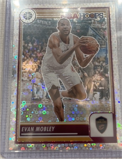 2023-24 Panini NBA Hoops Premium Stock #115 Evan Mobley — front
