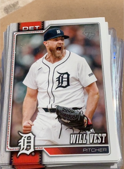 2026 Topps Series 1 #121 Will Vest — front