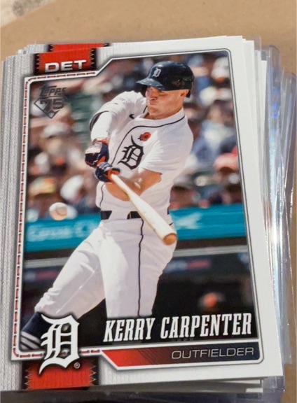 2026 Topps Series 1 #61 Kerry Carpenter — front