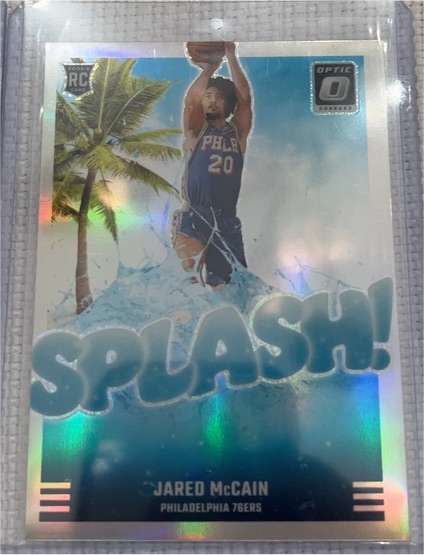 2024-25 Donruss Optic #3 Jared McCain Splash! Rookie Card — front
