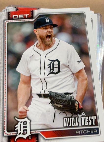 2026 Topps Series 1 #121 Will Vest — front