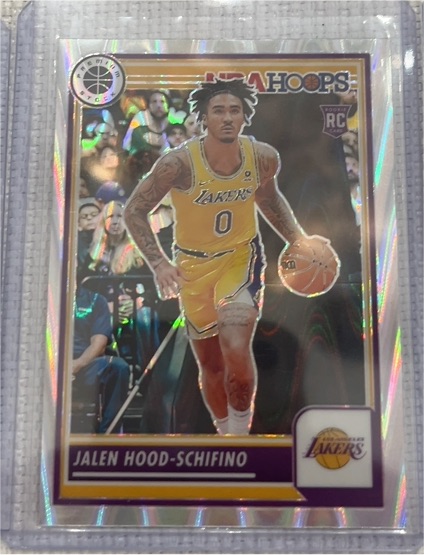 2023-24 Panini NBA Hoops Premium Stock #19 Jalen Hood-Schifino — front