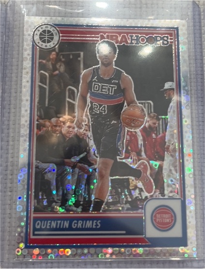 2023-24 Panini NBA Hoops Premium Stock #216 Quentin Grimes — front