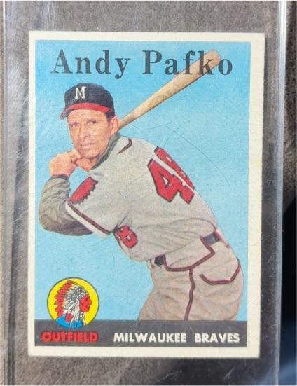 1958 Topps #223 Andy Pafko Milwaukee Braves — front