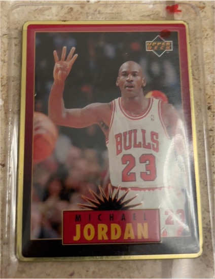 1996 Upper Deck Metal #4 Michael Jordan — front