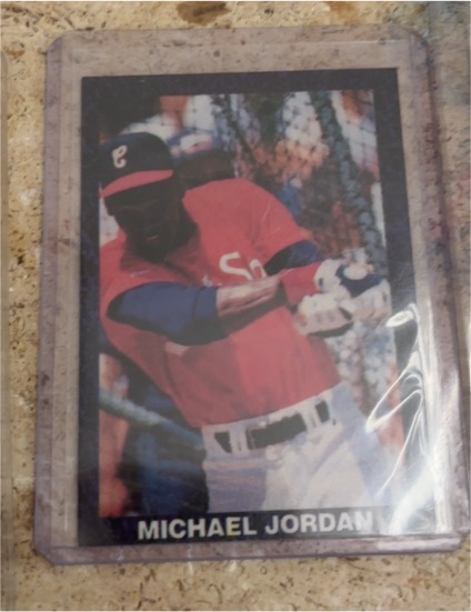 1990 Michael Jordan Chicago White Sox Baseball Card — front