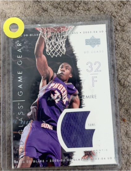 2003-04 Upper Deck Glass Game Gear #GG-AS Amare Stoudemire — front