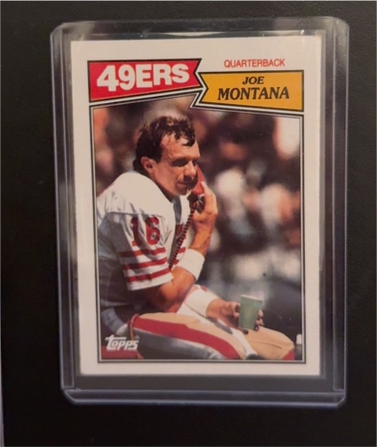 1987 Topps #112 Joe Montana — front