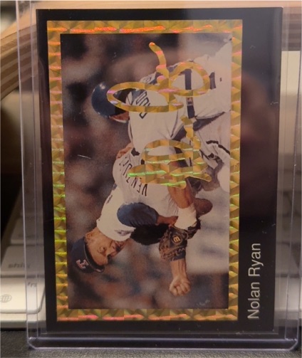 1993-1994 Sports Stars USA #1 Nolan Ryan Gold Cracked Ice 1/10,000 — front
