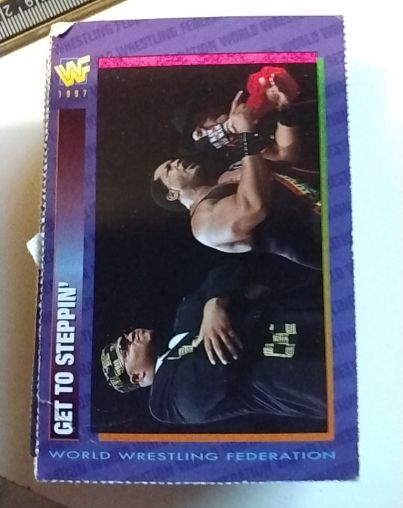 1997 WWF Magazine Cards #139 Get to Steppin' — front