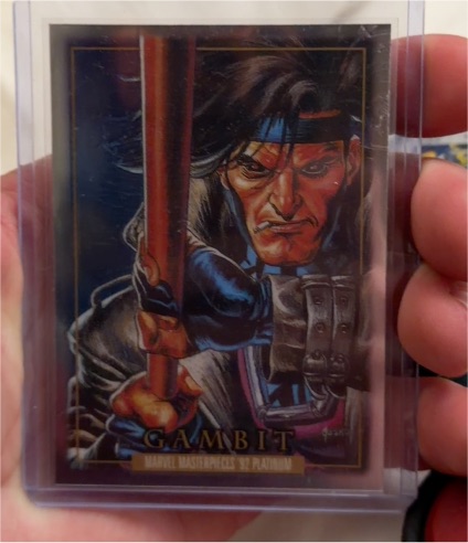 2024 Marvel Masterpieces '92 Platinum #29 Gambit — front