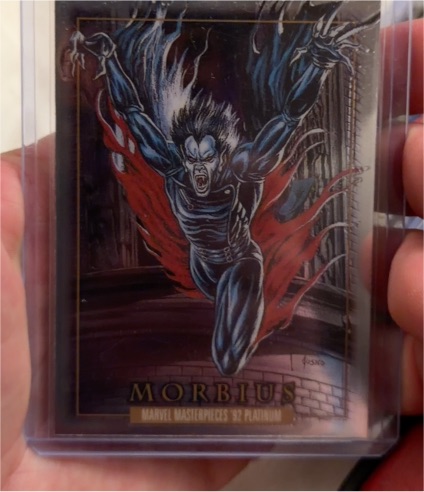 2024 Upper Deck Marvel Masterpieces '92 Platinum #60 Morbius — front