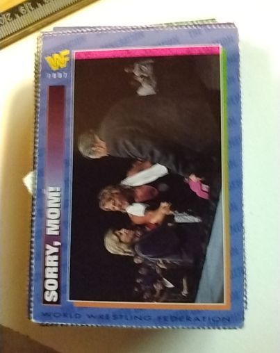 1996 WWF Magazine Cards #89 Sorry, Mom! — front