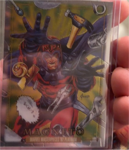 2024 Upper Deck Marvel Masterpieces '92 Platinum #49 Magneto — front