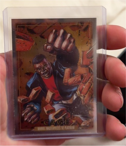 2024 Skybox Marvel Masterpieces '92 Platinum #17 Luke Cage — front