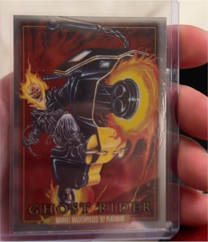 2024 Marvel Masterpieces '92 Platinum #37 Ghost Rider — front